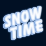 Effetto neve con carattere elegante