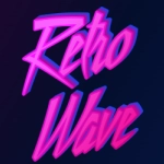 Carattere bello ed effetto nel generatore di testo 3D retrowave