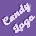 Iscrizione dolce con effetto Candy