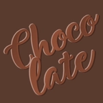 Generatore di carattere cioccolato elegante