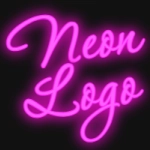 Costruttore caratteri PNG neon