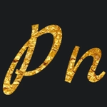 Testo dorato con font MarckScript