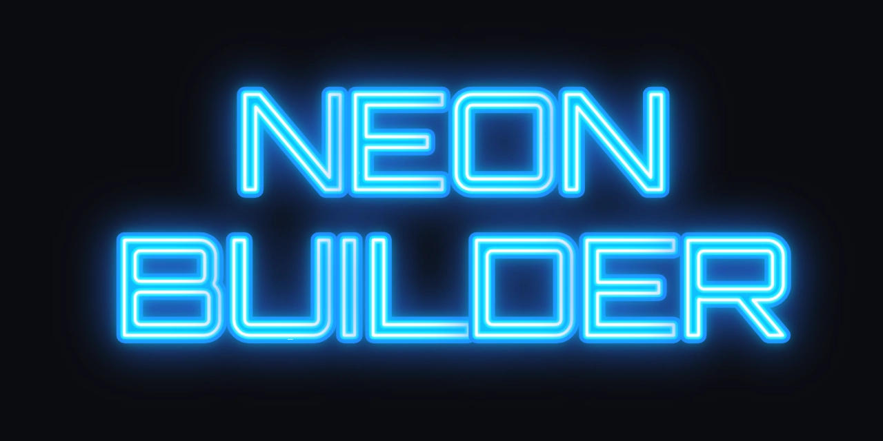 Carattere neon classico