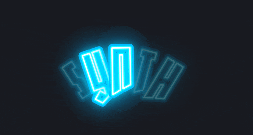 Effetto accensione neon