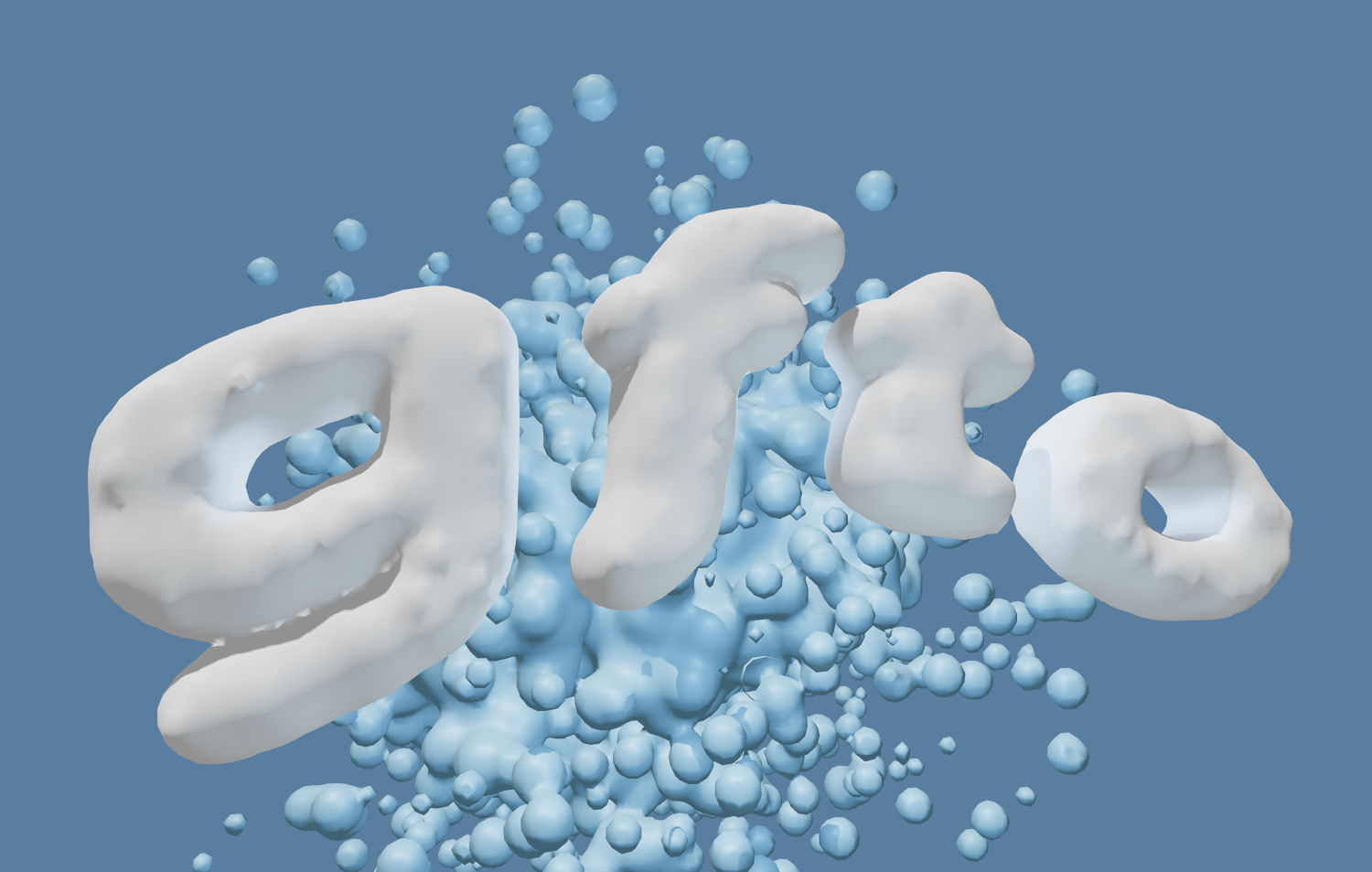 Scrivi testo con carattere schiuma di sapone