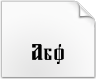 Scarica il font Tkachevica