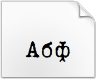 Scarica il font Bezpredmetizm