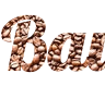 Crea online il tuo testo png in forma di chicchi di caffè - Carattere Lobster