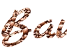 Crea un'etichetta PNG unica in stile chicchi di caffè utilizzando il Font