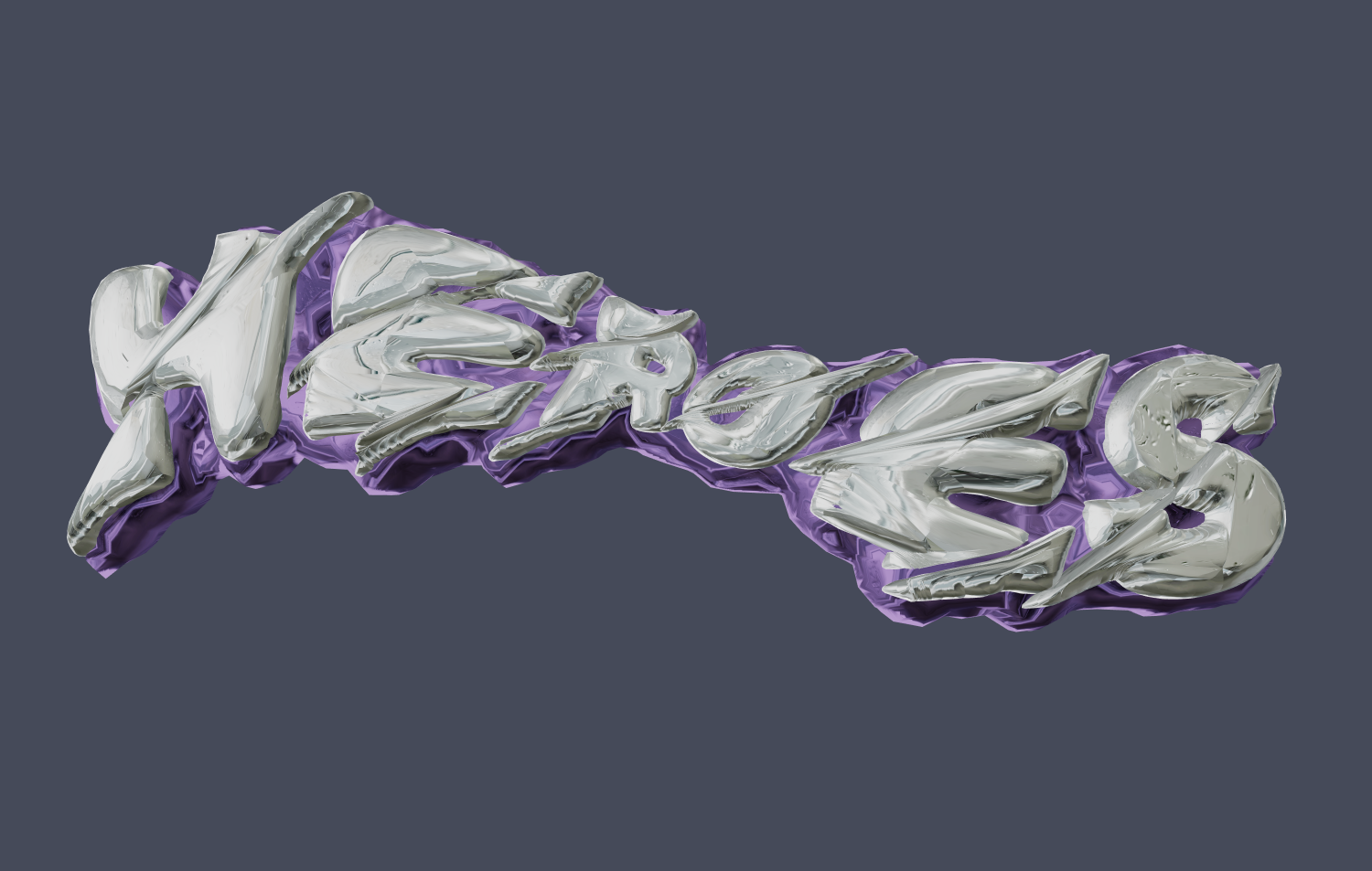 Testo 3D come metallo fuso. Creare una bella scritta online.
